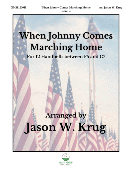 When Johnny Comes Marching Home for 12 Handbells image number null