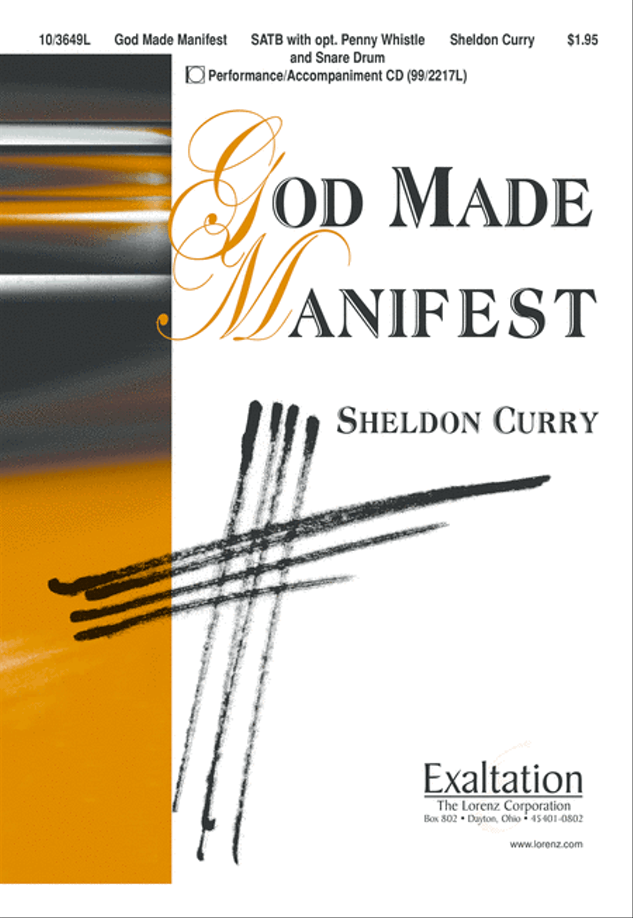 God Made Manifest 4-Part scores gallery preview page 1