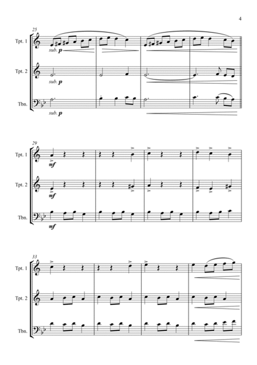 Carol of the Bells (Ukrainian Bell Carol) - Brass Trio image number null