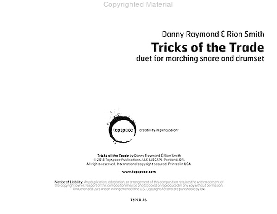 Tricks of the Trade image number null