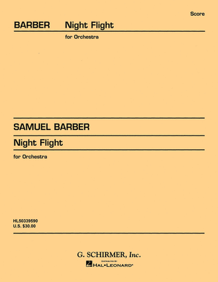 Book cover for Night Flight, Op. 19a