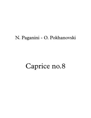 Paganini-Pokhanovski 24 Caprices: #8 for violin and piano