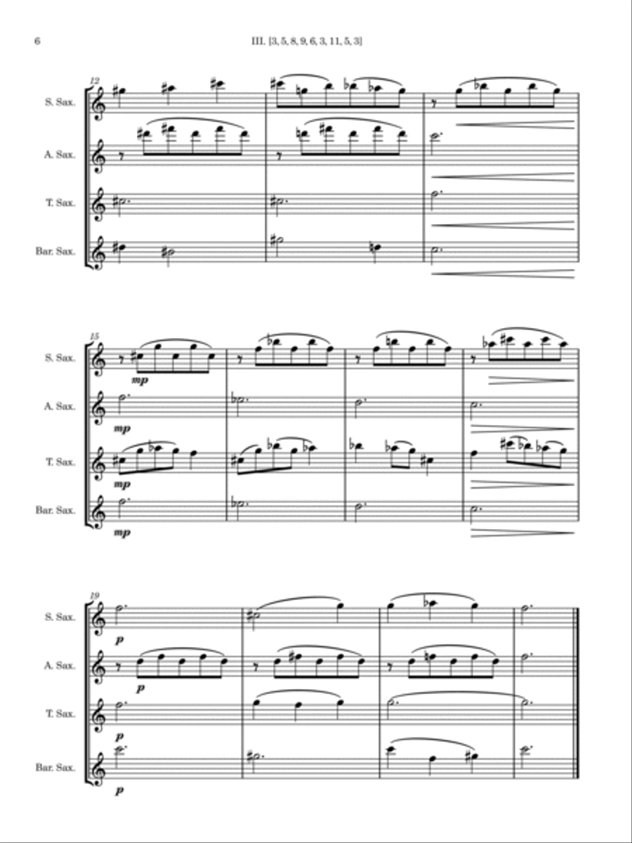 Eigenvectors II Eigenvectors II Woodwind Quartet scores gallery preview page 6