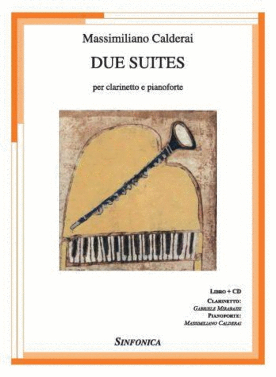 Due Suites Clarinet Solo scores gallery preview page 1