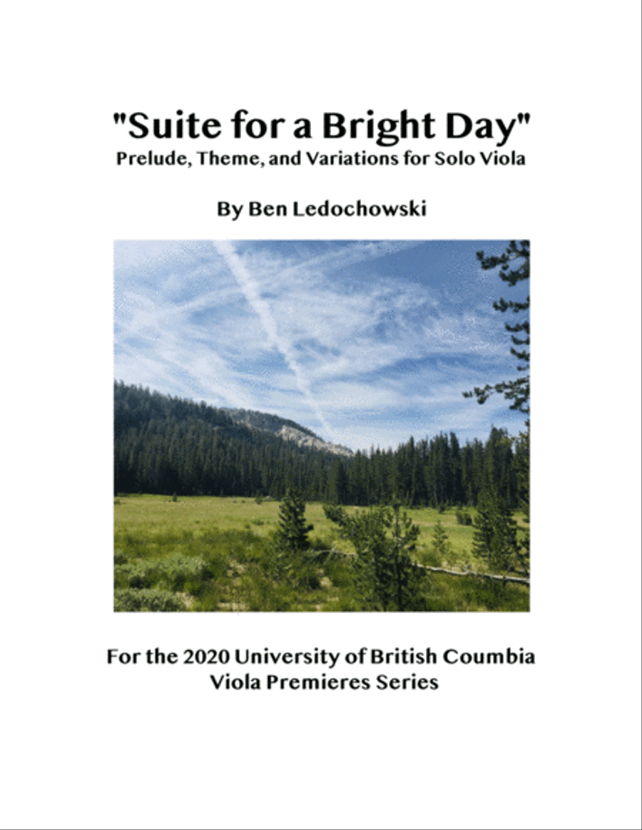 Suite for a Bright Day Viola Solo scores gallery preview page 1