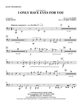 I Only Have Eyes for You: Bass Trombone