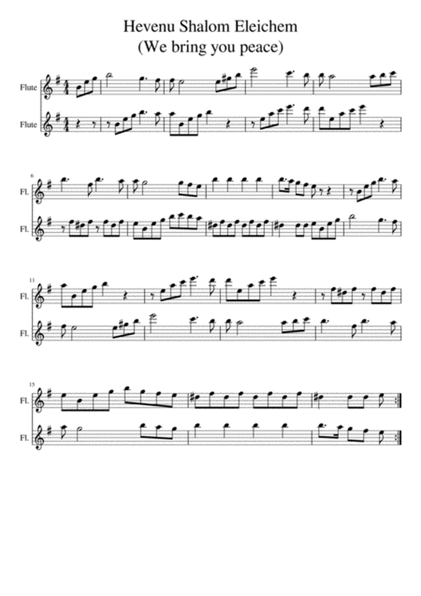 Three Jewish songs for two flutes image number null