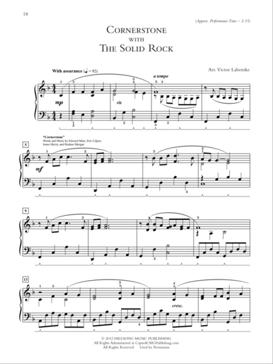 Sunday Morning Blended Worship Companion Piano Solo scores gallery preview page 3