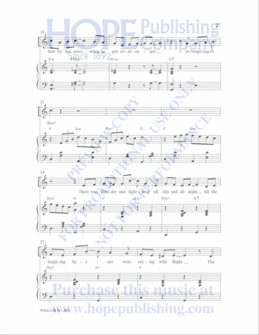 Sailor's Bible Children's Choir scores gallery preview page 28