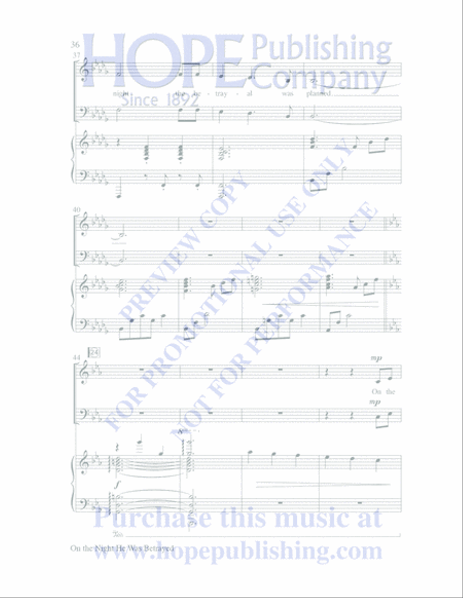 The Seven Last Days 4-Part scores gallery preview page 39