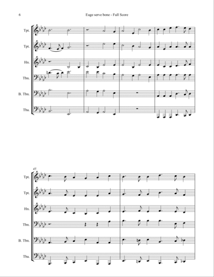 Euge Serve Bone Chamber Music scores gallery preview page 6
