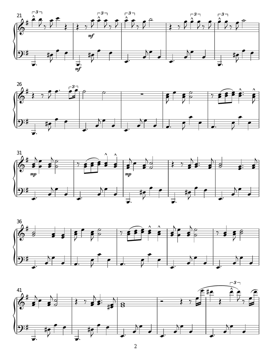 Variazione Di Un Tango Piano Solo scores gallery preview page 2