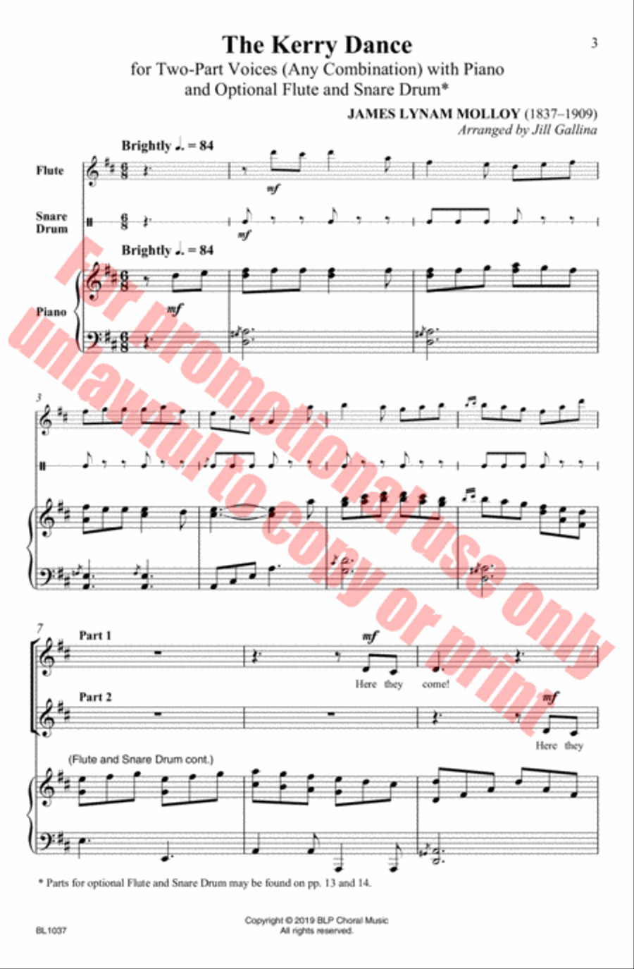 The Kerry Dance Choir scores gallery preview page 4