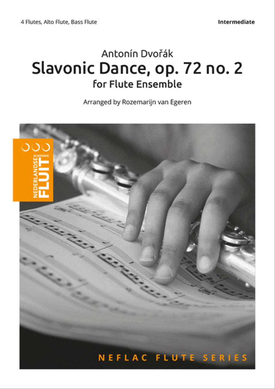 Slavonic Dance, op. 72 no 2 Flute Quartet scores gallery preview page 1