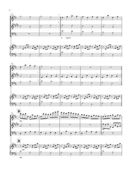 Canon in D (Pachelbel) (D) (Woodwind Trio - 1 Flute, 1 Clar, 1 Bassoon), Keyboard)
