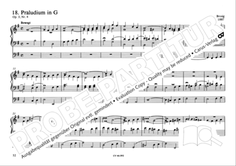 Free Organ Music from the Romantic Period, Vol. II (Freie Orgelmusik der Romantik, Band II) Organ scores gallery preview page 53