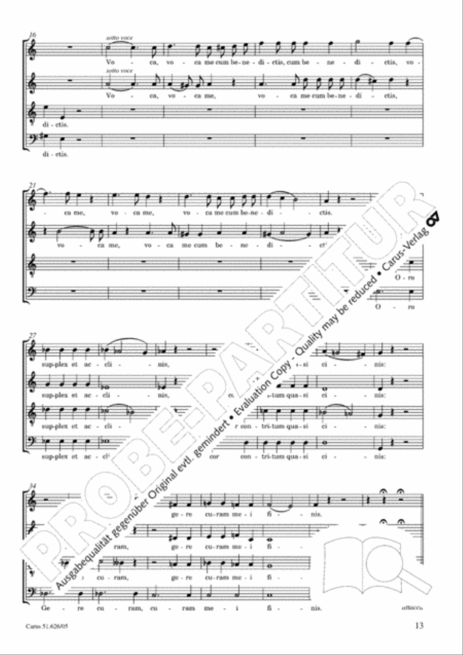 Requiem 4-Part scores gallery preview page 14