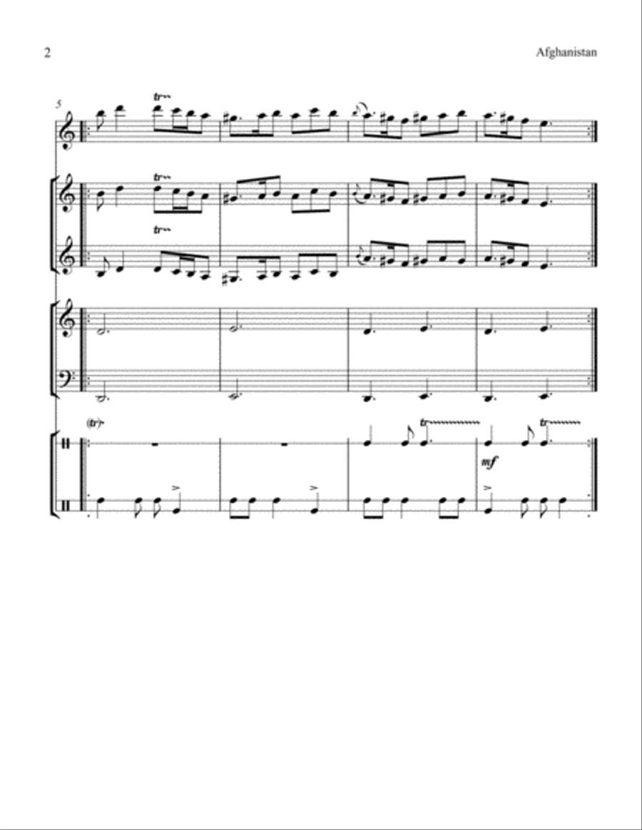 Music for Friends Woodwind Ensemble scores gallery preview page 5