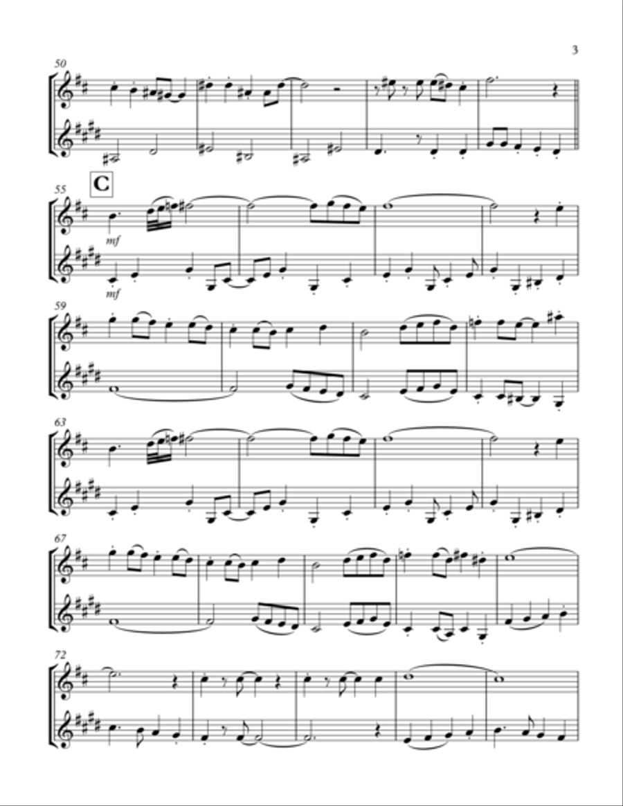 Puttin' On The Ritz Woodwind Duet scores gallery preview page 3