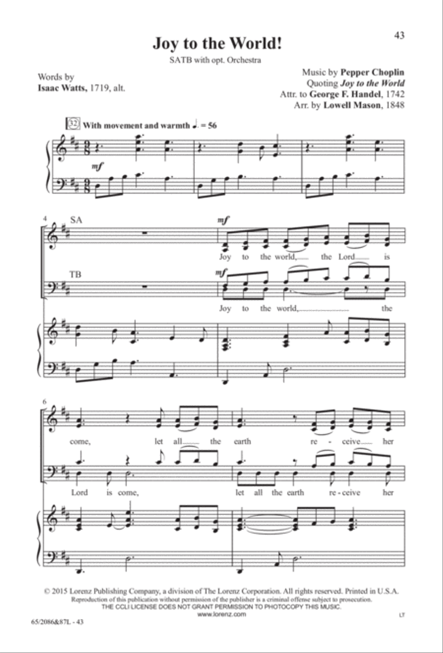 God With Us! - SATB with Performance CD 4-Part scores gallery preview page 12