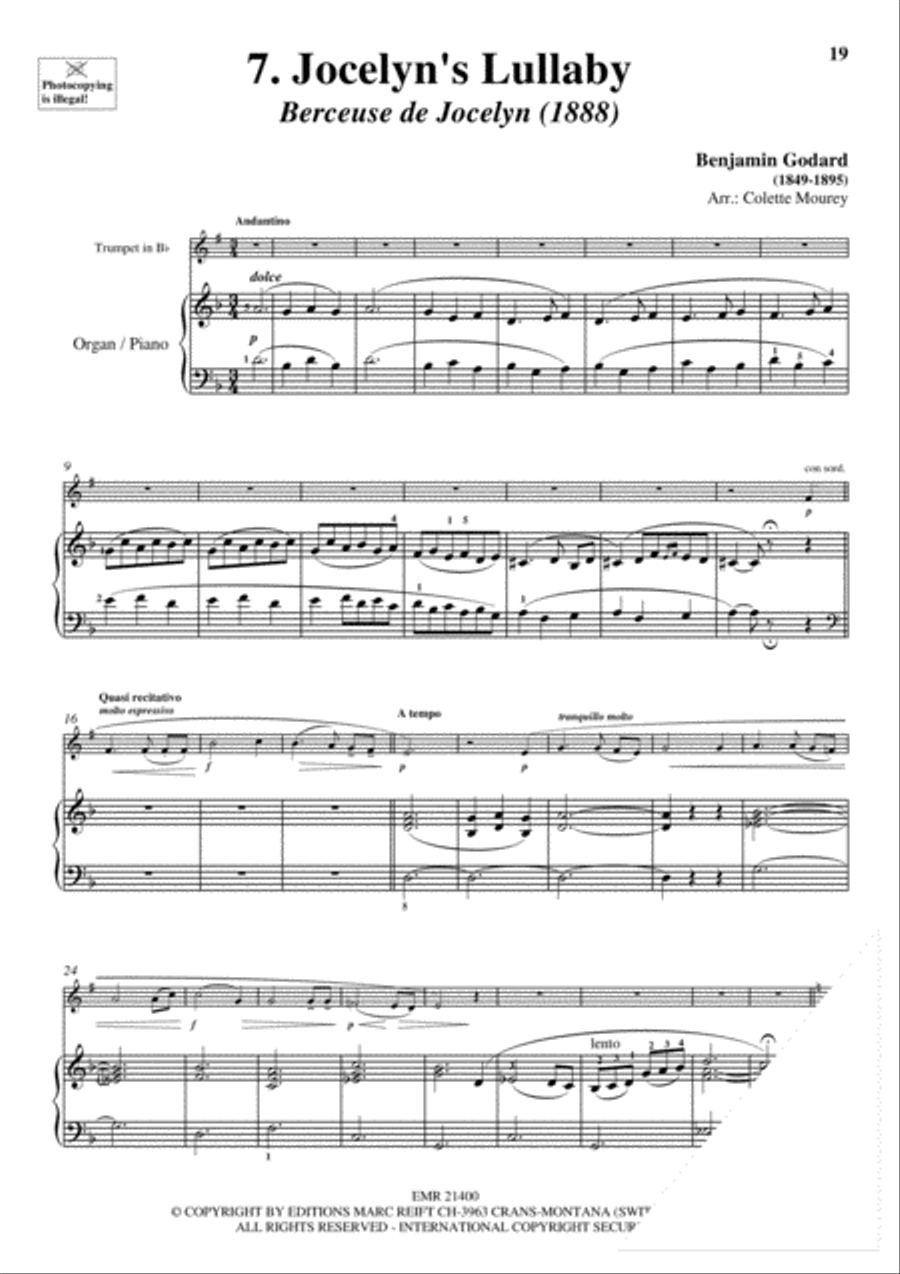 20 Greatest Wedding Solos Cornet scores gallery preview page 9