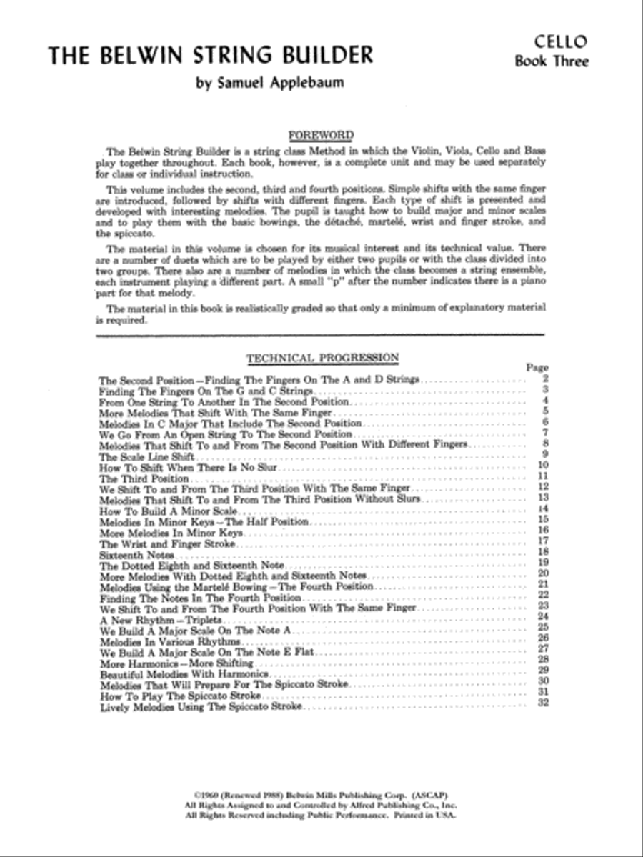String Builder, Book 3 Chamber Orchestra scores gallery preview page 2