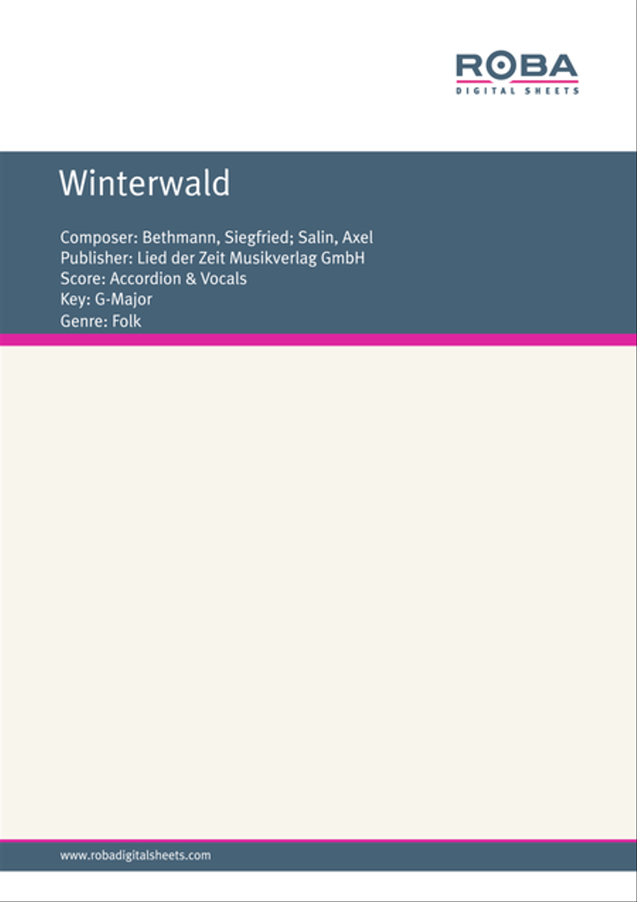 Winterwald Voice scores gallery preview page 1