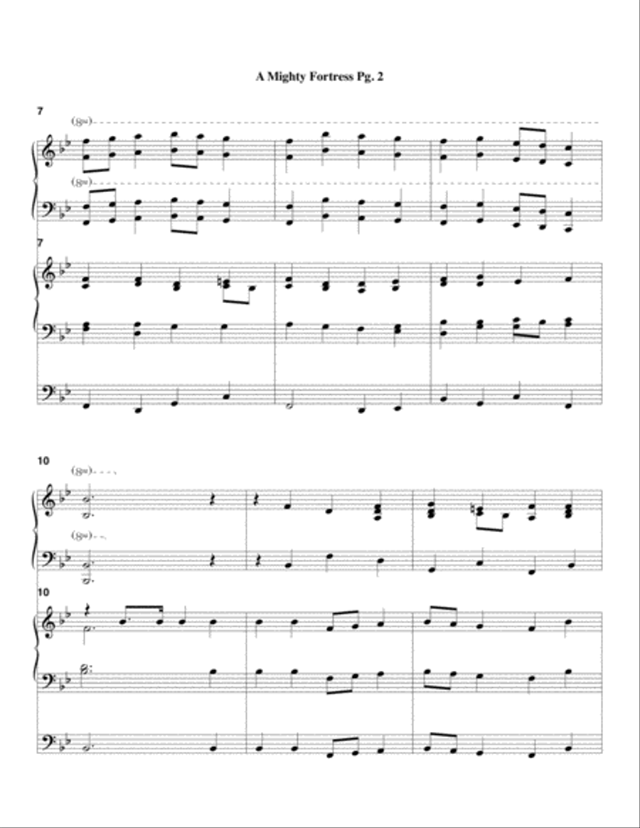 A Mighty Fortress--Piano/Organ.pdf A Mighty Fortress--Piano/Organ.pdf Piano scores gallery preview page 3