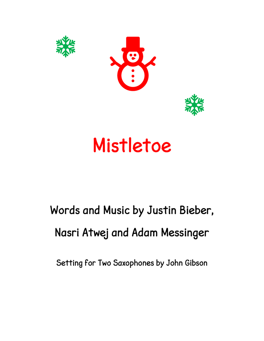 Mistletoe Mistletoe Woodwind Duet scores gallery preview page 1