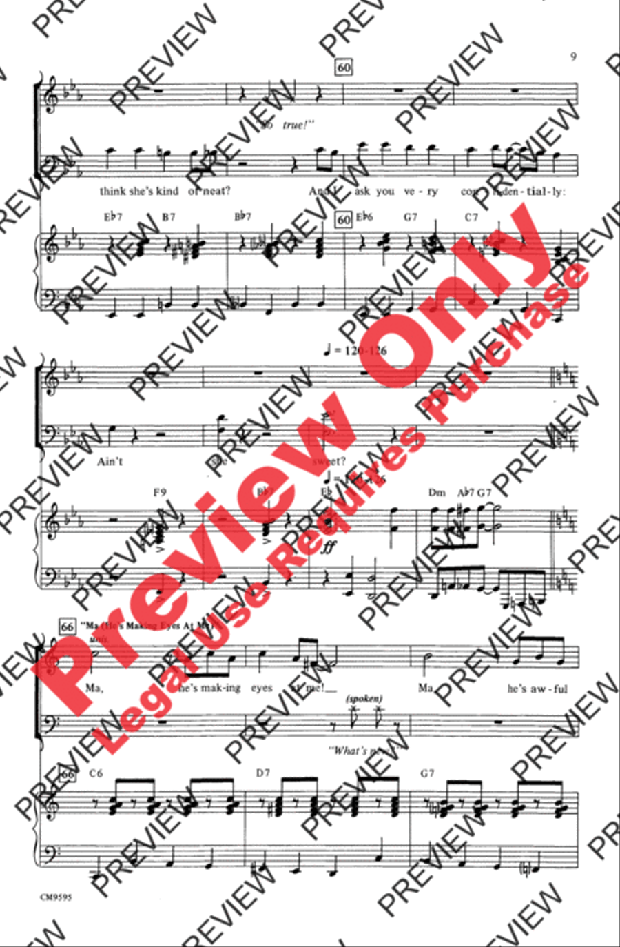 Anything Goes! (A '20s Medley) 4-Part scores gallery preview page 8