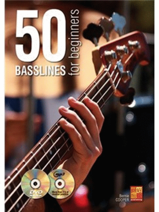 Book cover for 50 Basslines For Beginners