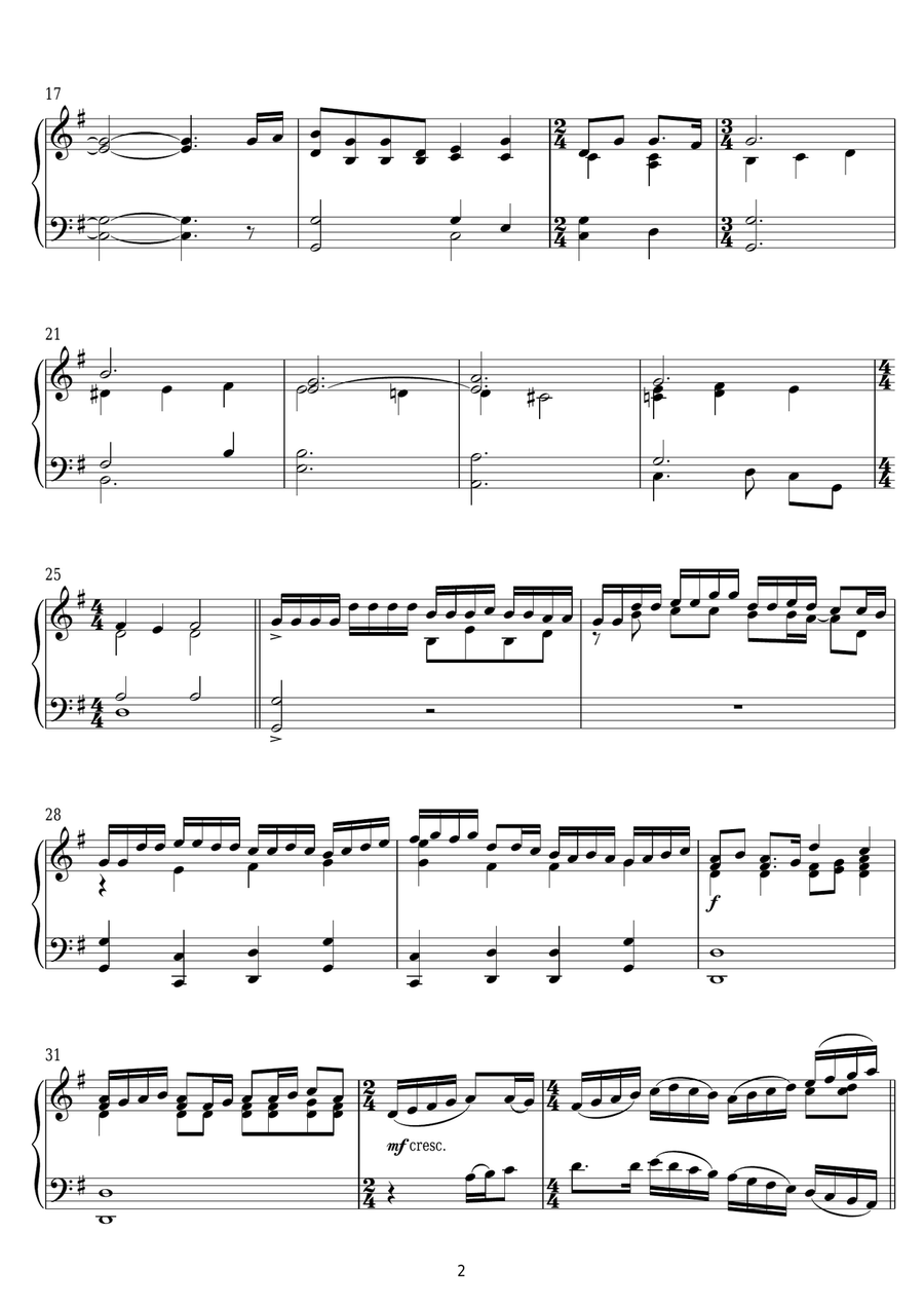 Little Women (Orchard House (Main Title)/Valley Of The Shadow) Piano Solo scores gallery preview page 2
