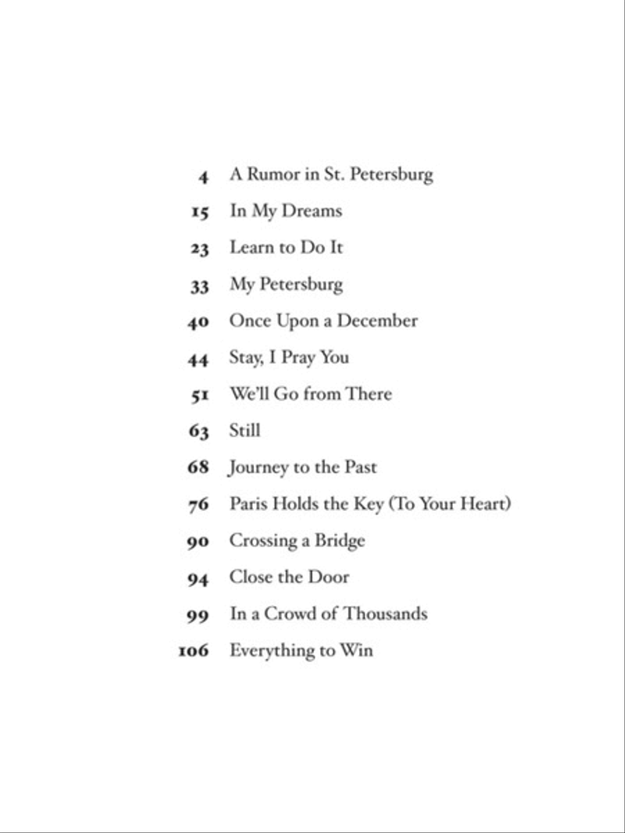 Anastasia Piano, Vocal, Guitar scores gallery preview page 4