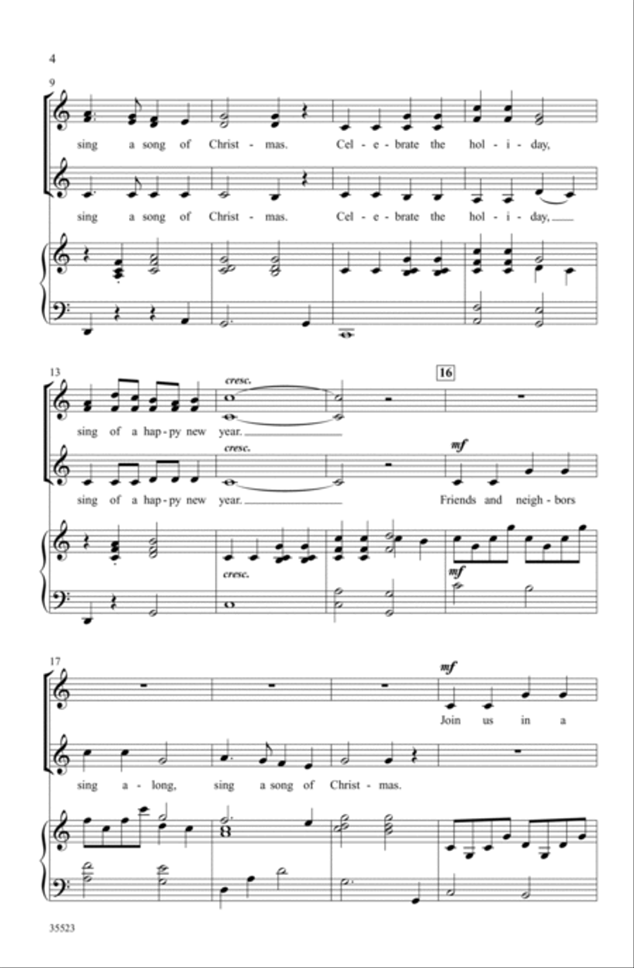Carolers' Noel Carolers' Noel SSA scores gallery preview page 2