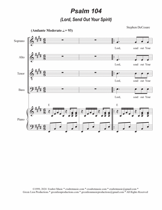 Psalm 104 (Solo with SATB)