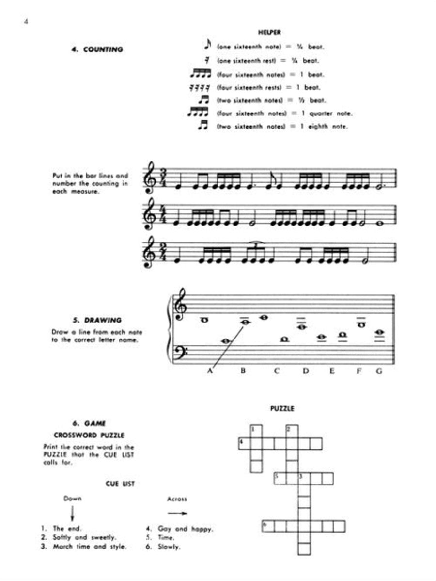 Theory Papers Book 3 Piano Method scores gallery preview page 6