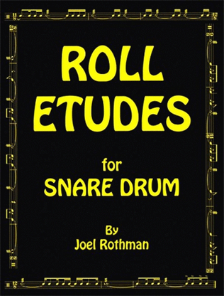 Book cover for Roll Etudes For Snare Drum