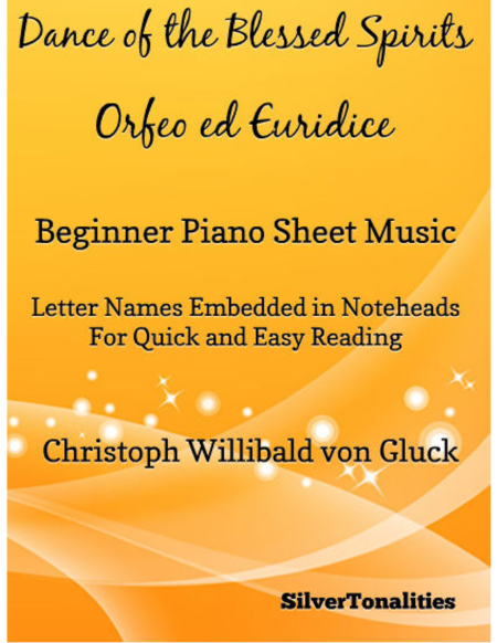 Dance of the Blessed Spirits Beginner Piano Sheet Music