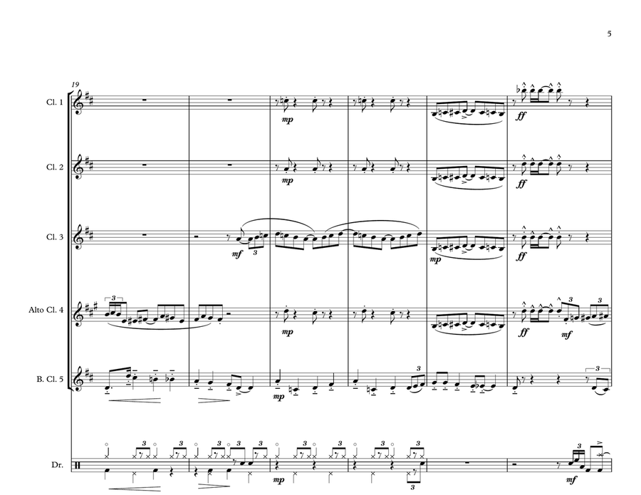 Satin Doll Woodwind Ensemble scores gallery preview page 5