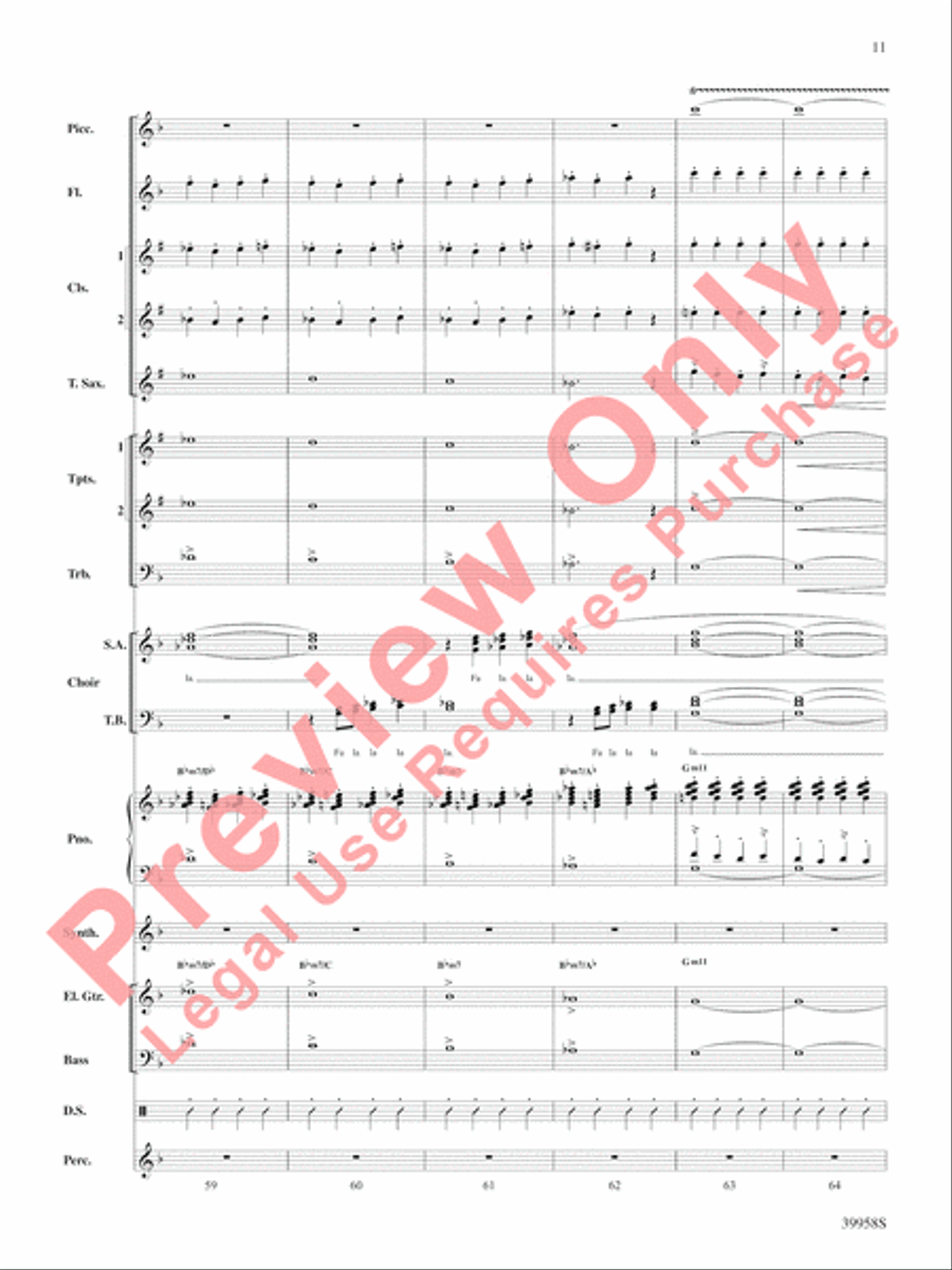 Elf: A Medley from the Broadway Musical Choir scores gallery preview page 12