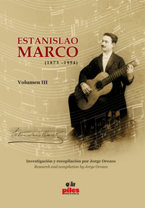 Book cover for Estanislao Marco (1873-1954) Vol. III