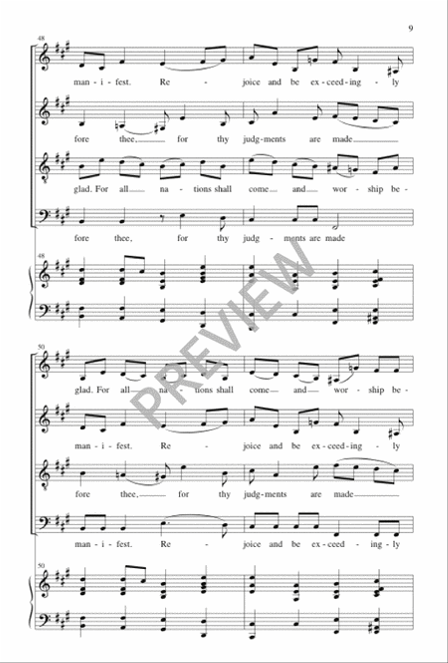 Great and Marvelous Great and Marvelous Choir scores gallery preview page 10