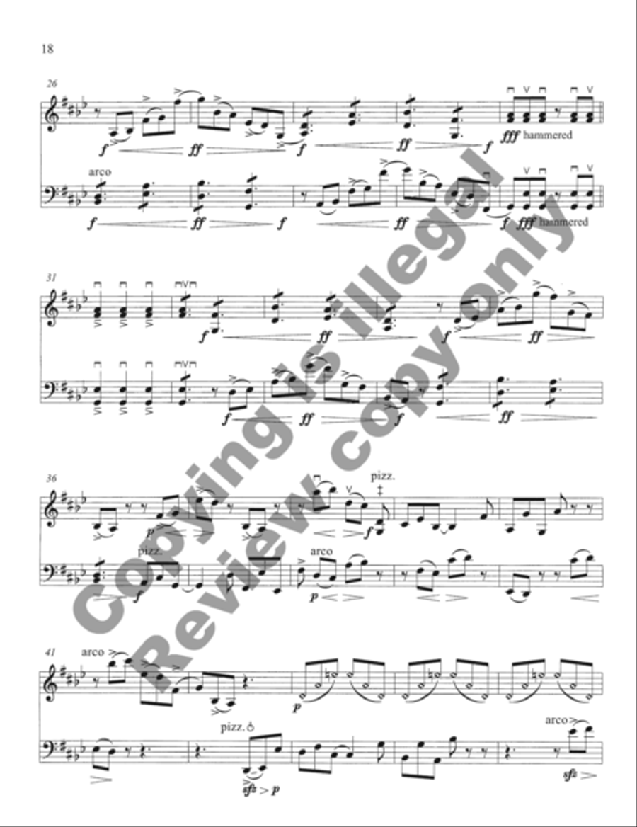 Duo for Violin and Cello Duo for Violin and Cello String Duet scores gallery preview page 22