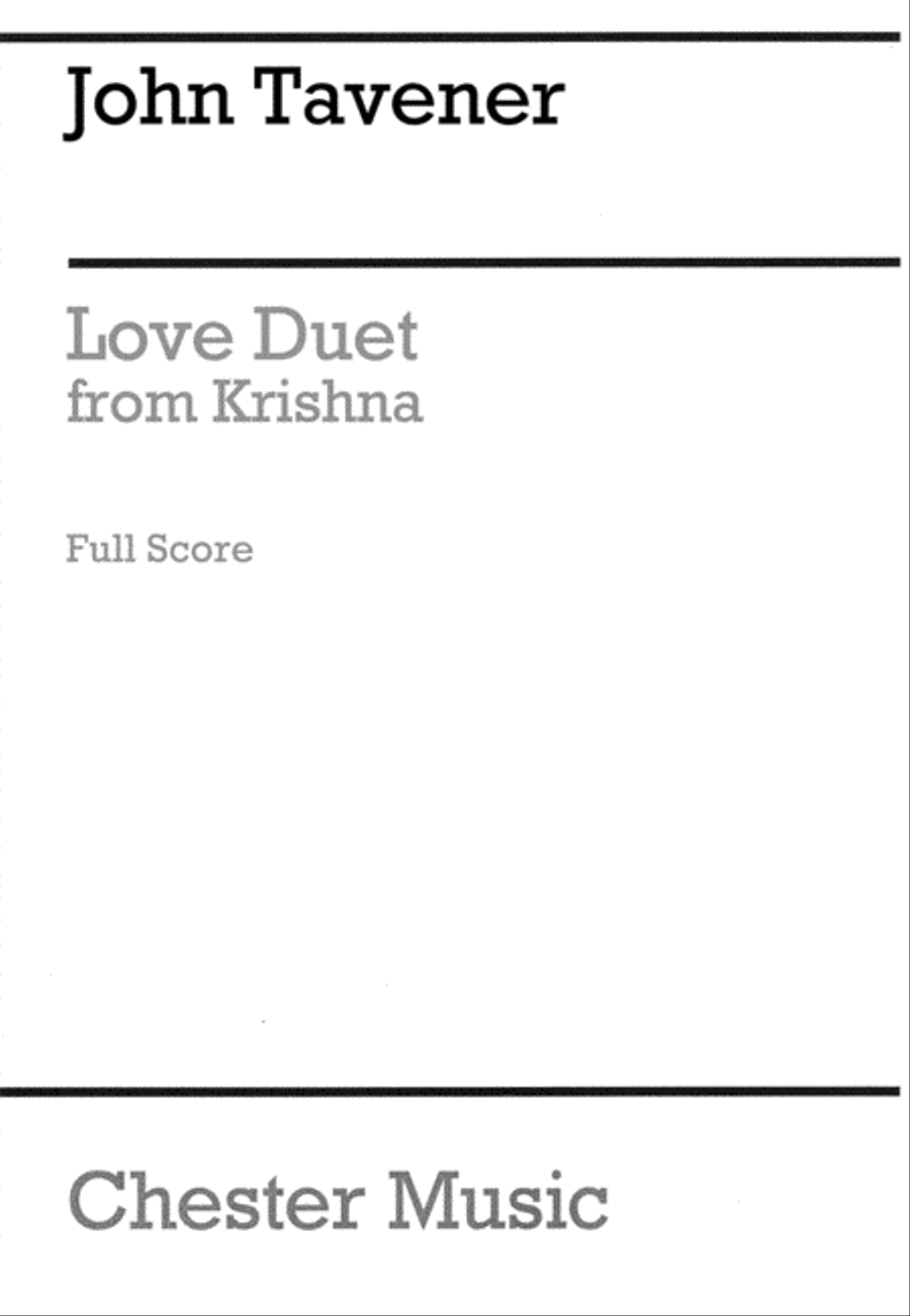 Love Duet from Krishna Love Duet from Krishna Piano Accompaniment scores gallery preview page 1
