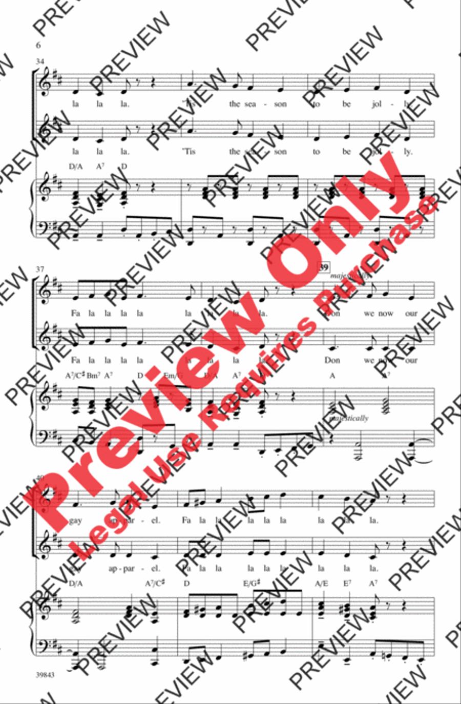 Jolly Jingle Christmas Medley 2-Part scores gallery preview page 6