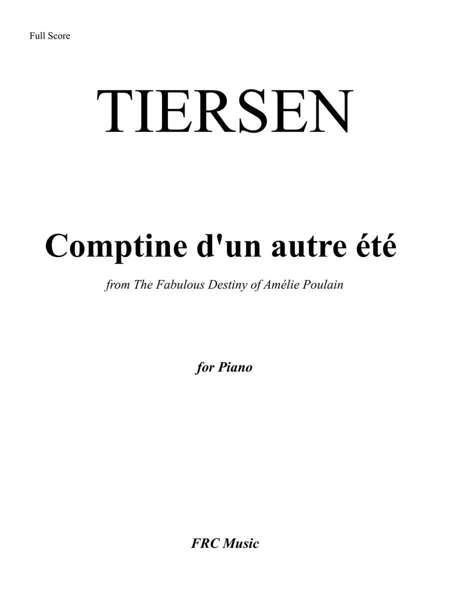 Comptine D'un Autre Été: L'après-midi Piano Method scores gallery preview page 2