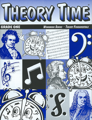 Book cover for Theory Time Grade 1 Workbook