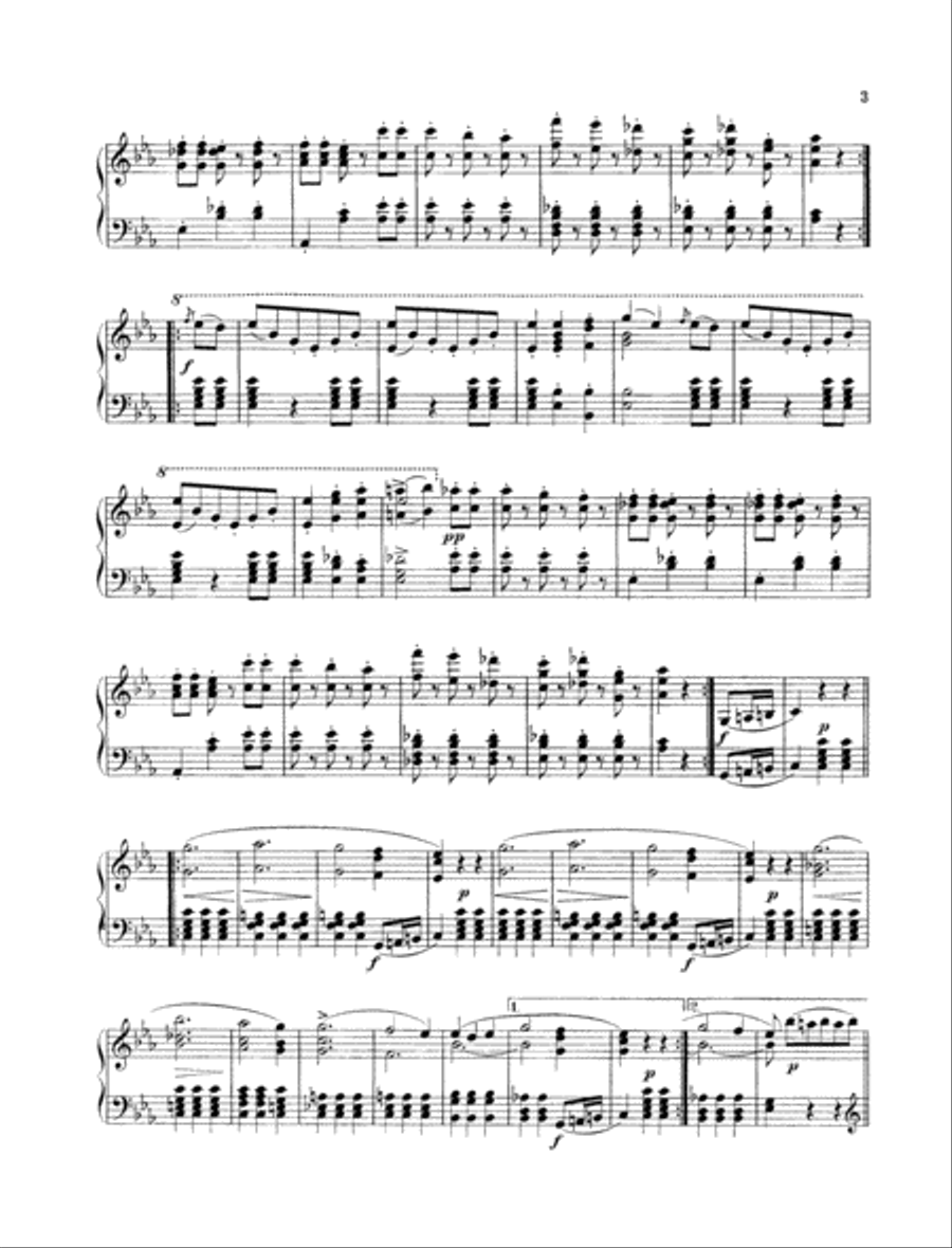 Holzschuhtanz Piano Solo scores gallery preview page 2