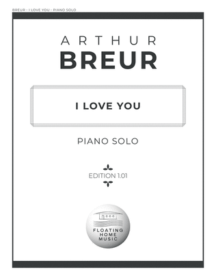 I Love You - Piano Solo