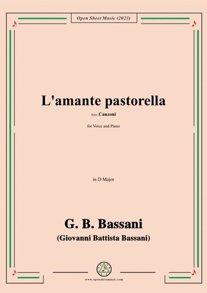 G. B. Bassani-L'amante pastorella,in D Major